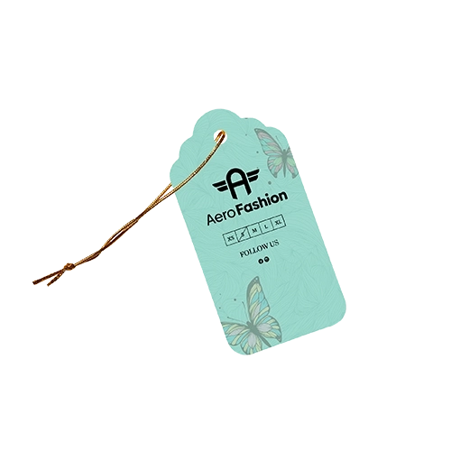 Branded box with full color printing, aqueous coating and handle at top for easy handling