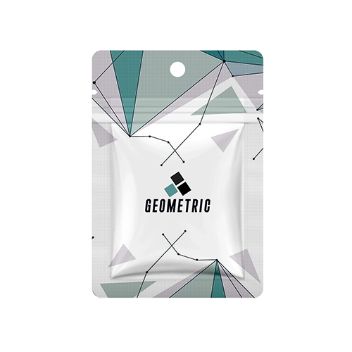 Branded box with full color printing, aqueous coating and handle at top for easy handling